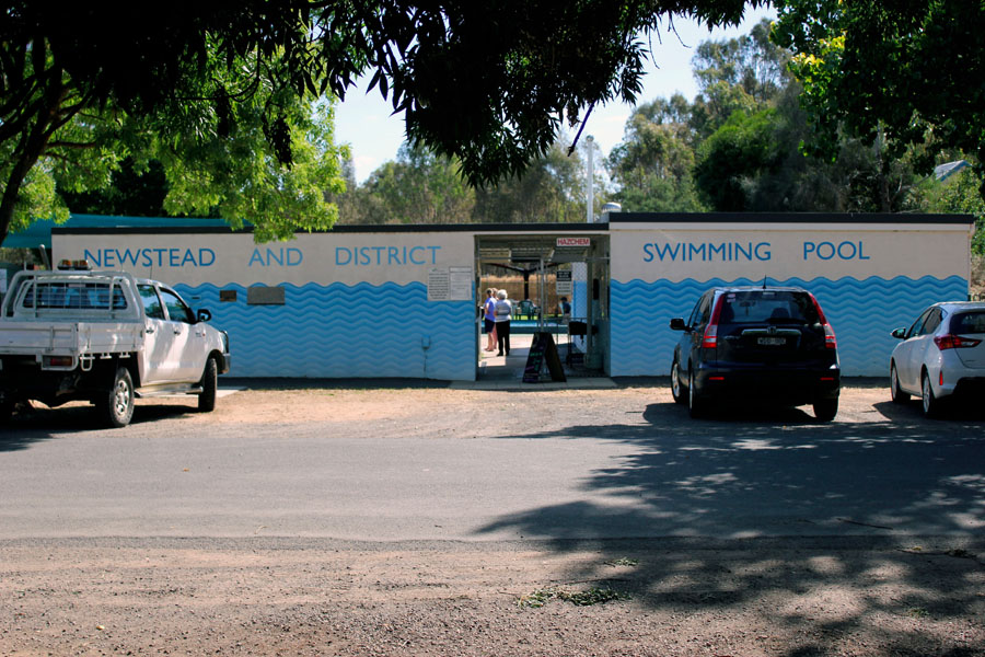 The Newstead swimming pool, which is run by volunteers from the town